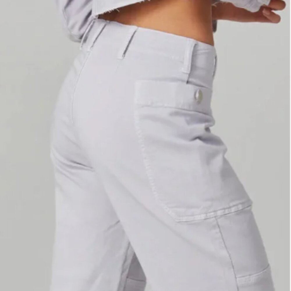 Lola Jeans - High-Rise Willow ML Cargo Pant | Misty Lilac NWT 42 - Picture 4 of 11